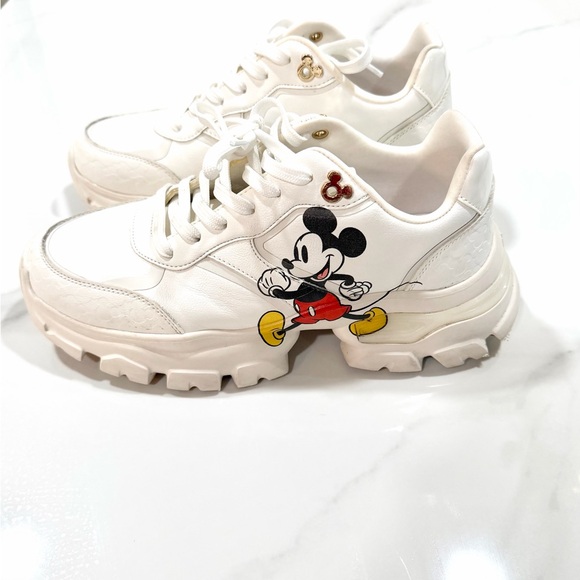 Aldo X Disney 100th Anniversary Chunky Platform Trainer Jogger Size 11 Sneakers - Picture 3 of 9